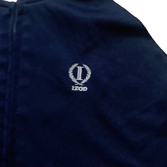 Izod Movement Navy & White Women's Track Jacket Y2K XL - Picture 7 of 10